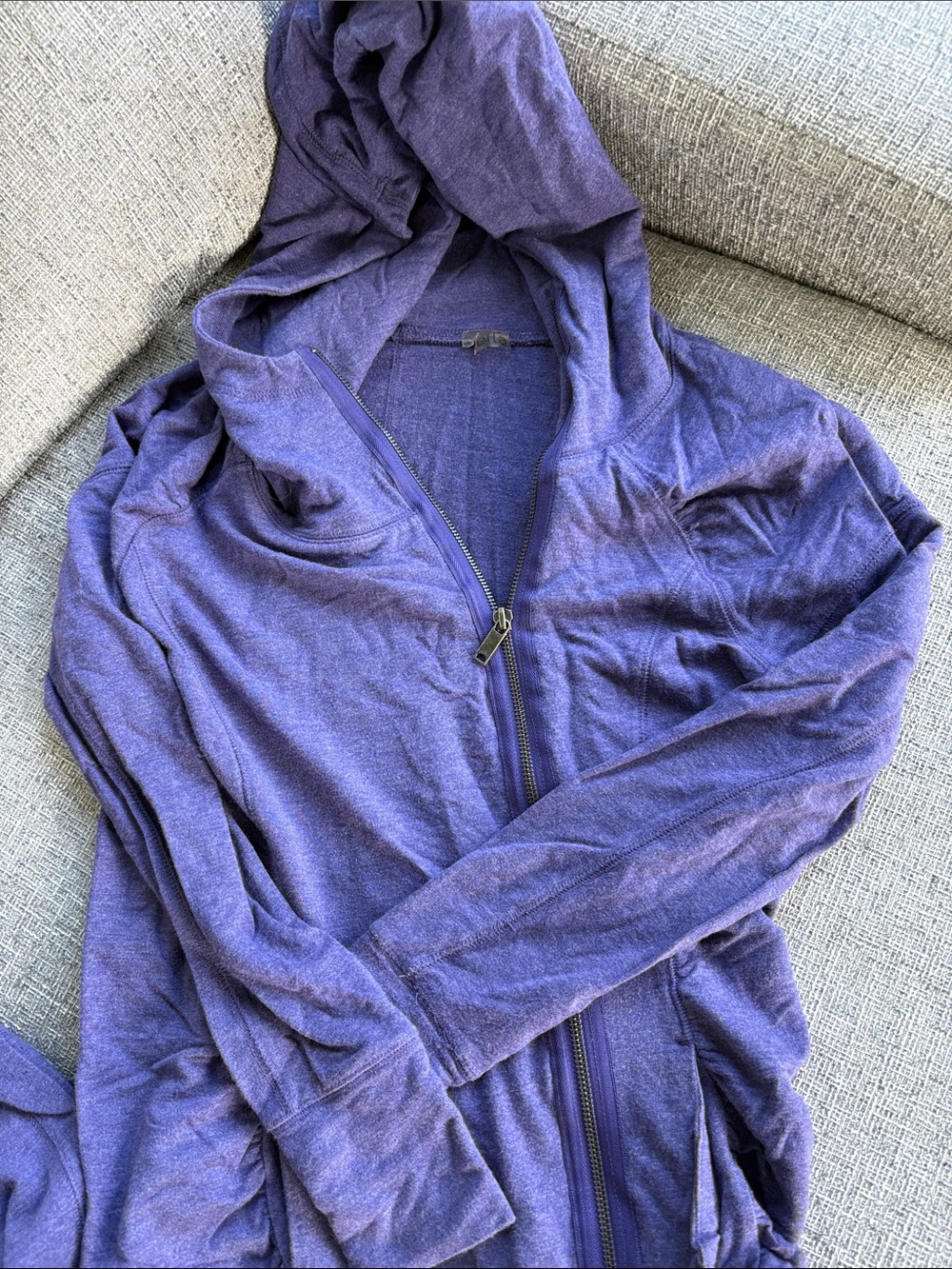 Zella Women's Lightweight Hooded Zip Jacket and pants in Purple